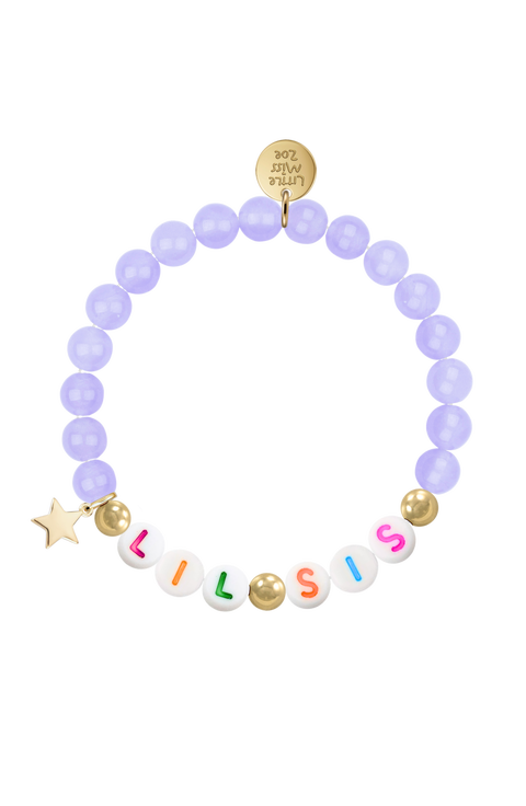 Semi-Precious Gemstone Lil Sis Bracelet in Gift Pouch