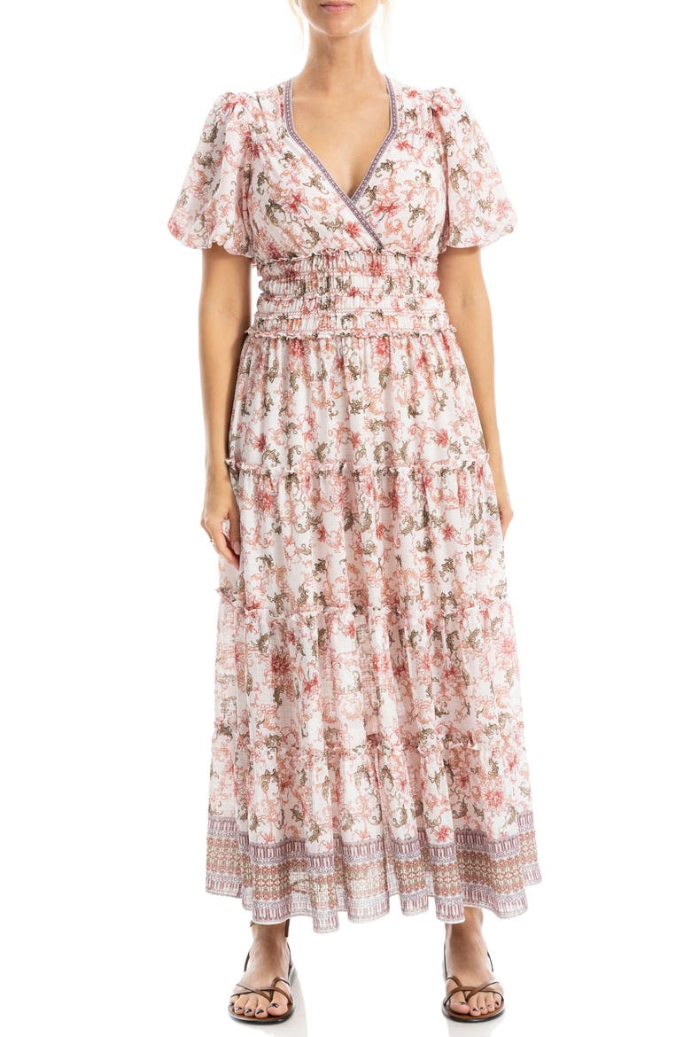 Short Sleeve V-Neck Maxi Dress video