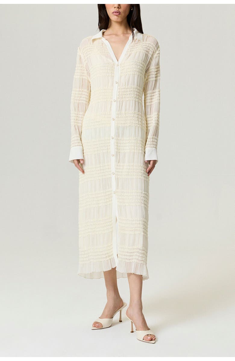 Nocturne Ruffle Detailed Maxi Dress, Main, color, Ivory