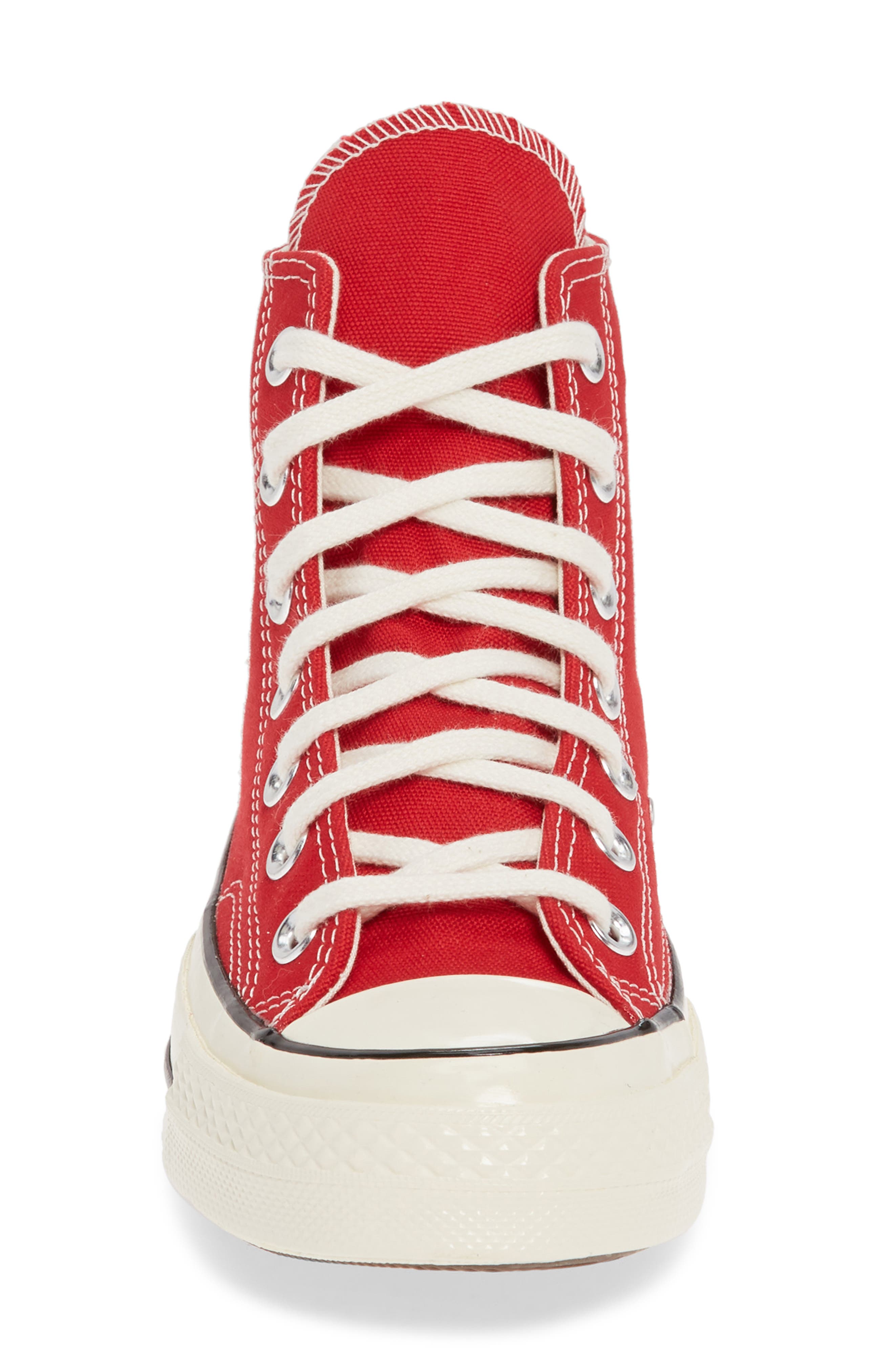 Chuck Taylor® All Star® 70 High Top Sneaker, Alternate, color, ENAMEL RED/ EGRET/ BLACK