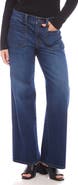 Karen Kane Lauren Patch Pocket High Waist Wide Leg Jeans