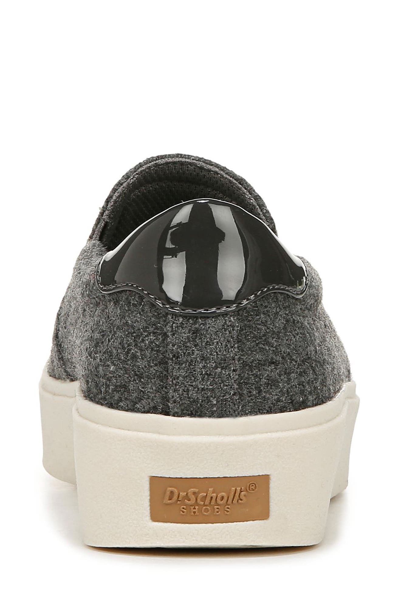 Dr. Scholl's Madison Leopard Slip-On Sneaker, Alternate, color, Charcoal Fabric