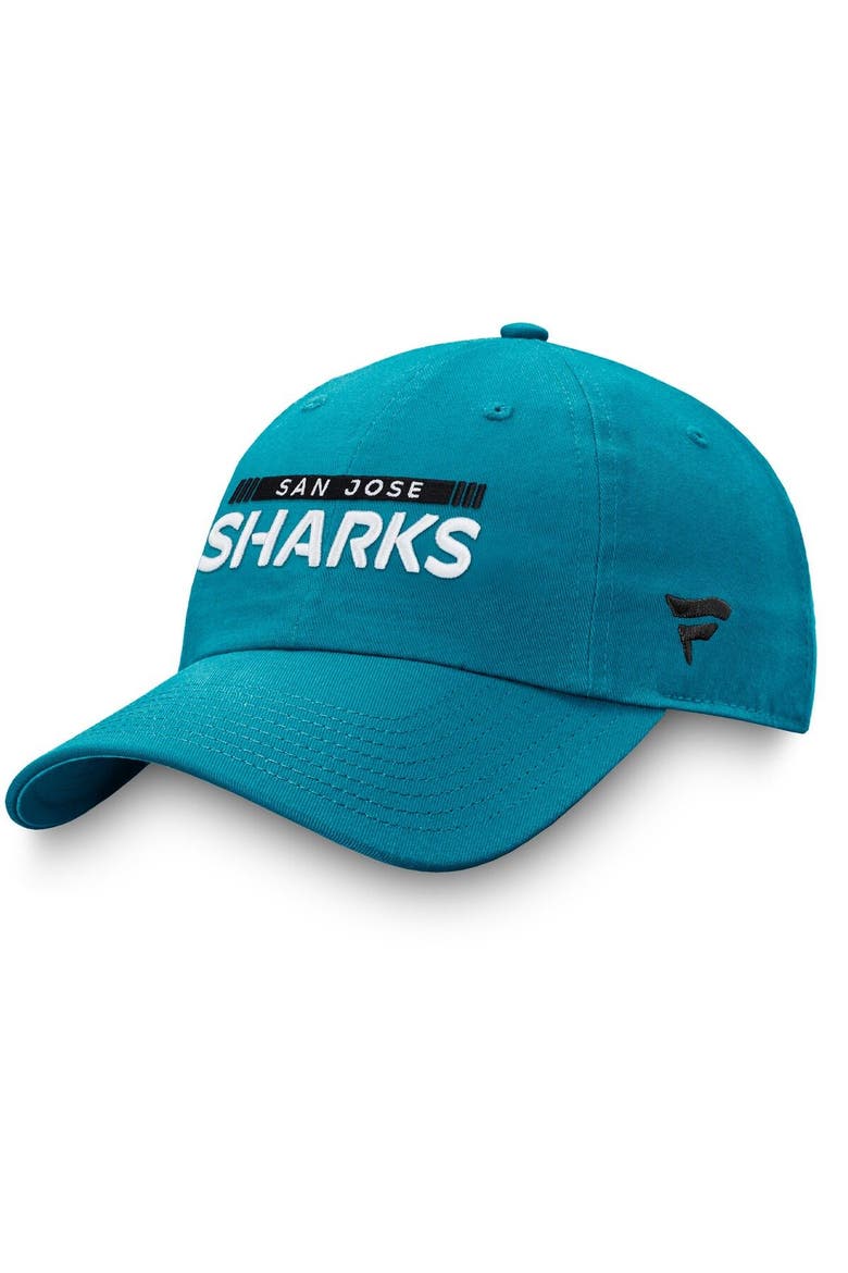 Men's Fanatics Branded Teal San Jose Sharks Authentic Pro Rink Adjustable Hat, Alternate, color, Teal