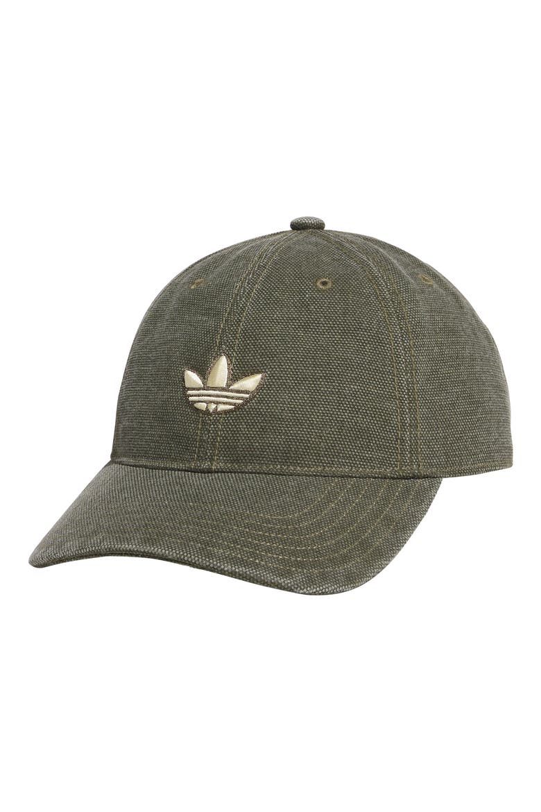 Italian Dye Baseball Cap, Main, color, OLIVE STRATA GREEN/ YELLOW