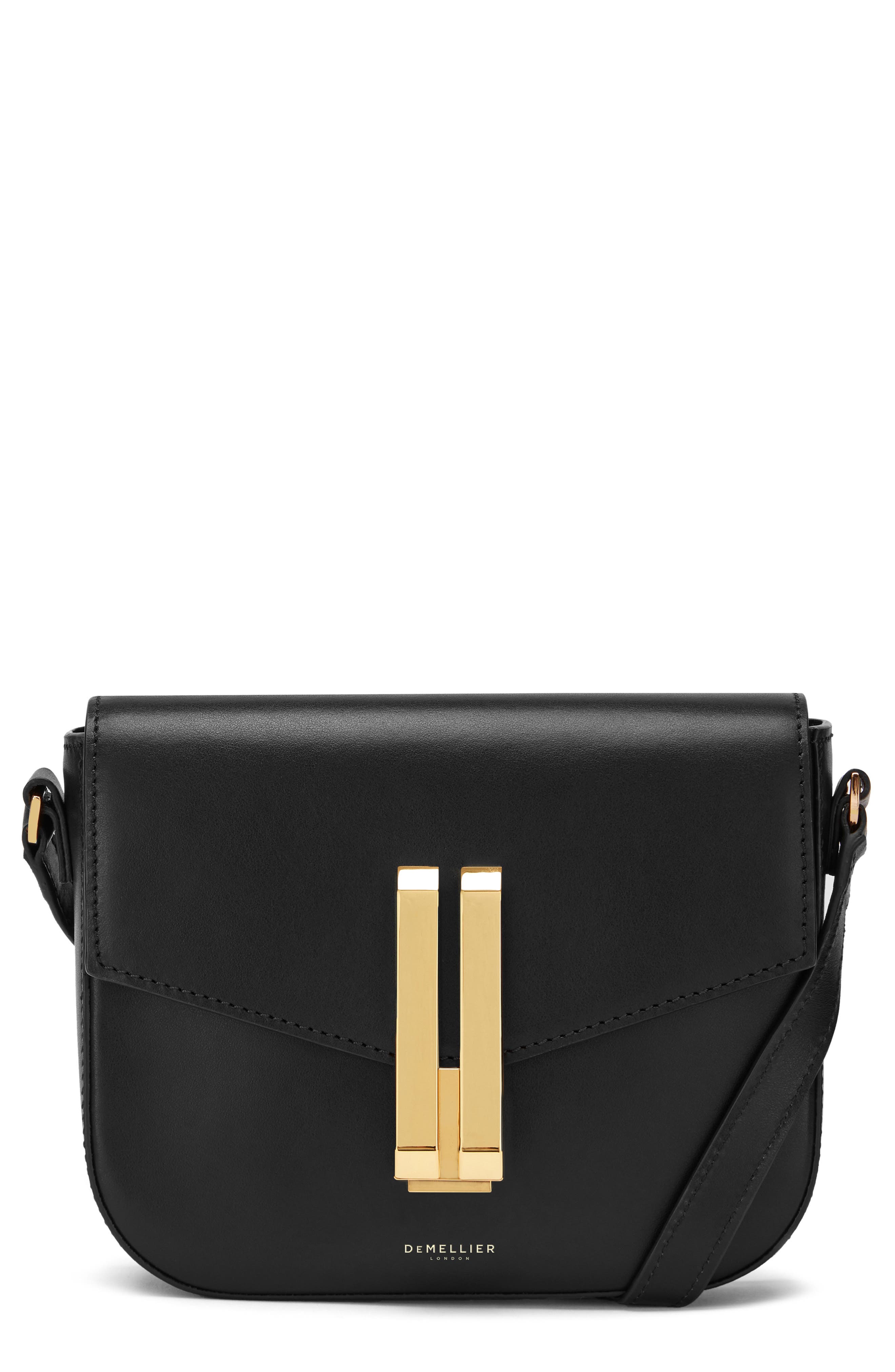 DeMellier Small Vancouver Flap Leather Crossbody Bag, Main, color, 