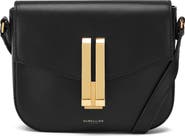 DeMellier Small Vancouver Flap Leather Crossbody Bag