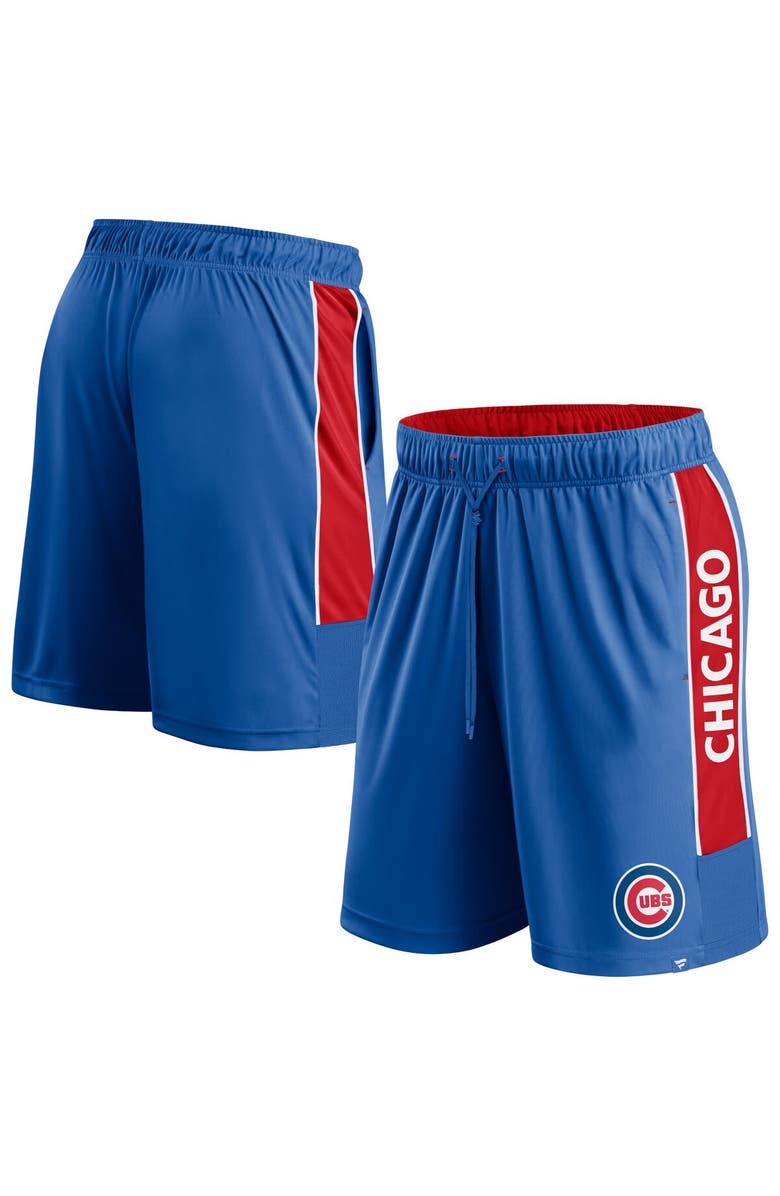 FANATICS Men's Fanatics Branded Royal Chicago Cubs Win The Match Defender Shorts, Main, color, 