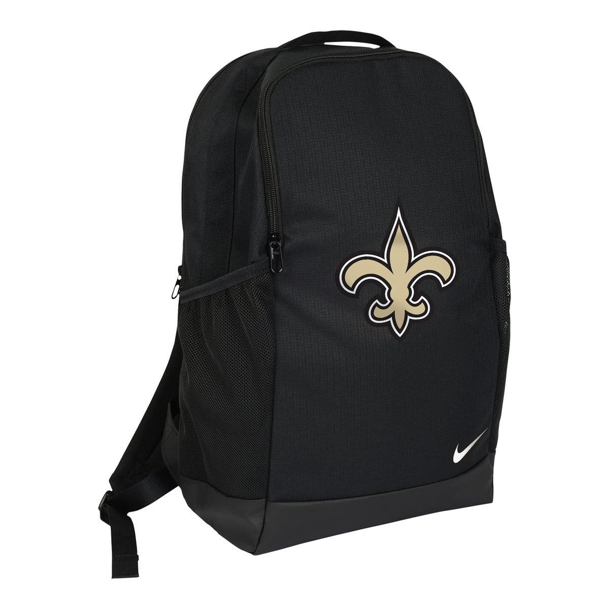 New Orleans Saints Primary Logo Backpack, Main, color, Black