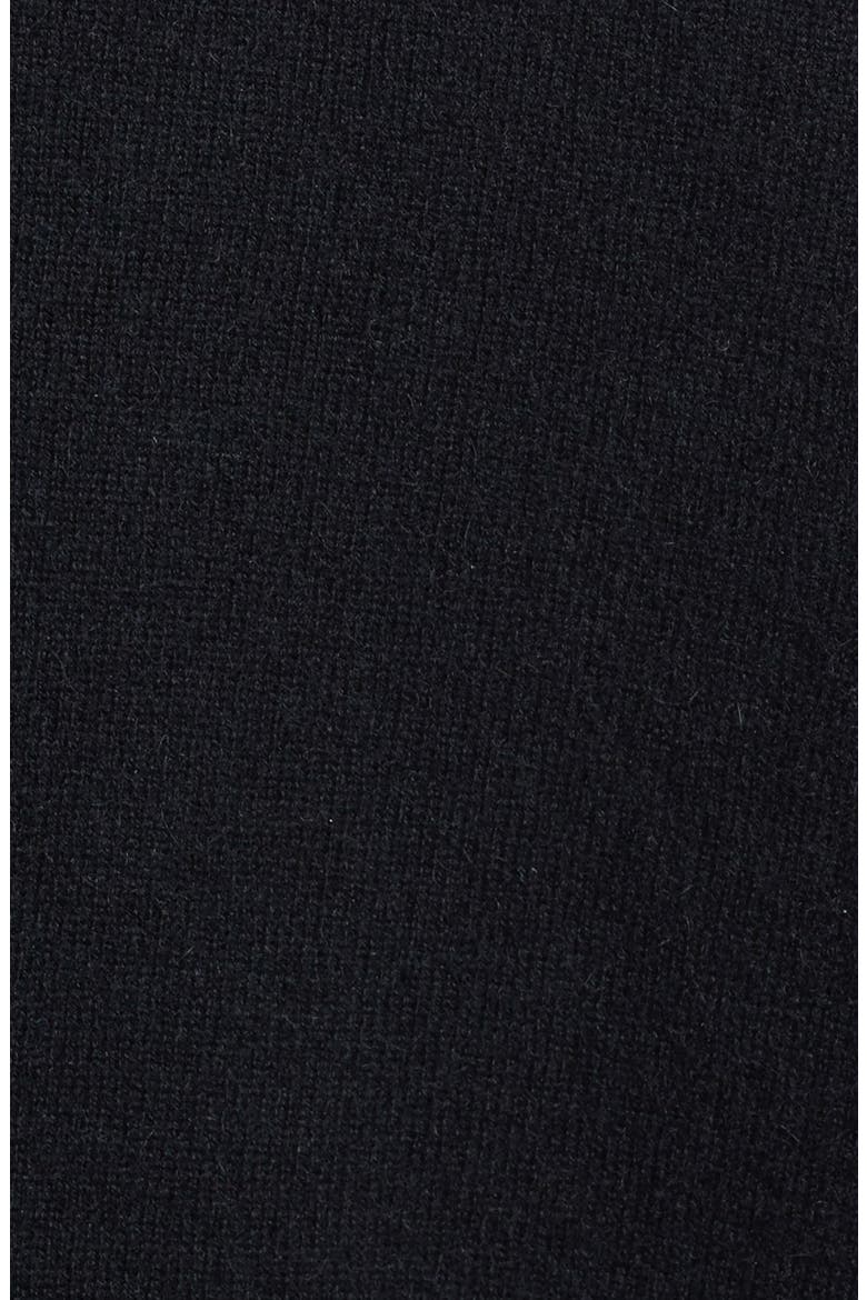 Cashmere V-Neck Sweater, Alternate, color, BLACK
