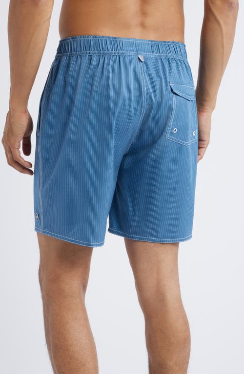Johnnie-o Low Tide Swim Trunks In Lake