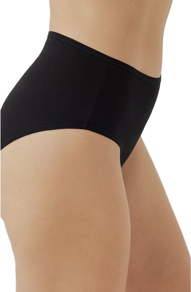 Pact Organic Cotton Everyday High Cut Brief 6-Pack, Alternate, color, 