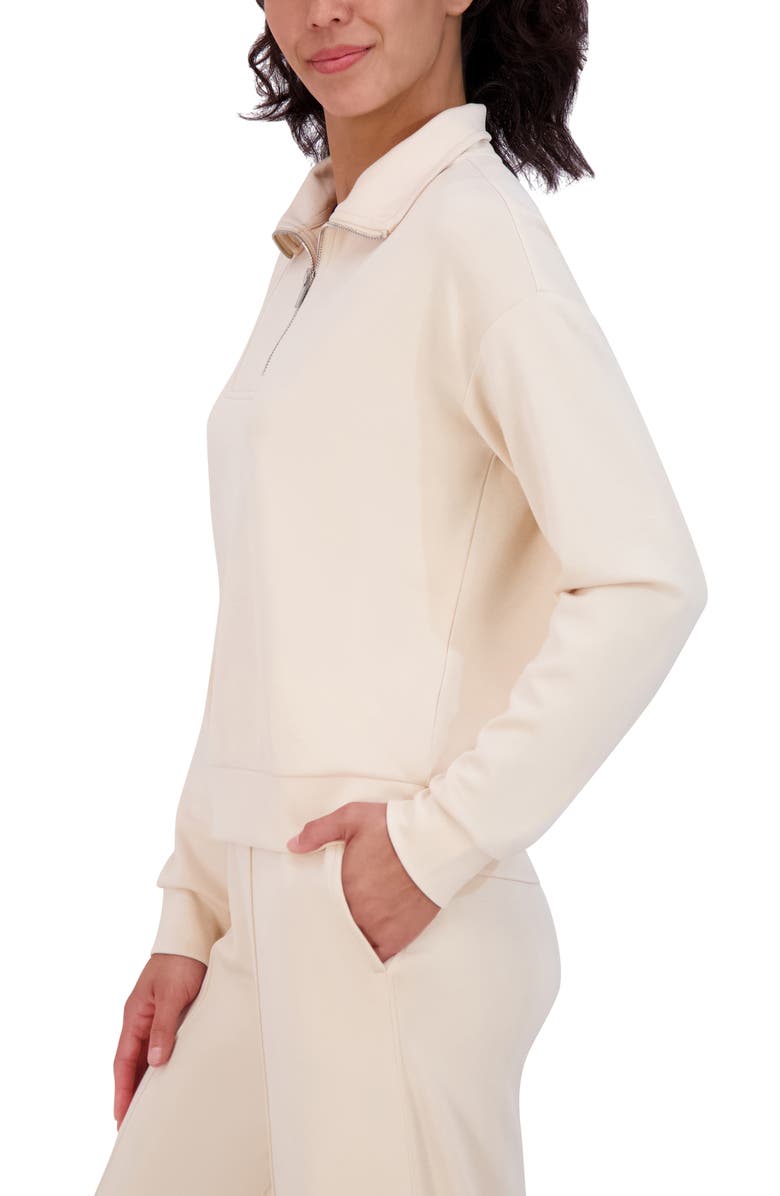 SAGE COLLECTIVE Scuba Knit Half Zip Pullover, Alternate, color,