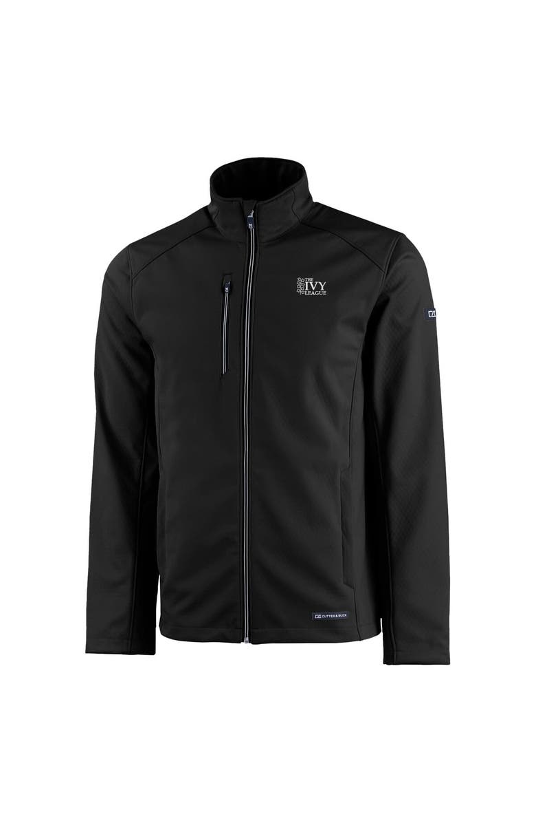 Cutter & Buck Men's Cutter & Buck Black Ivy League Evoke Eco Softshell Recycled Full-Zip Jacket, Alternate, color, Black