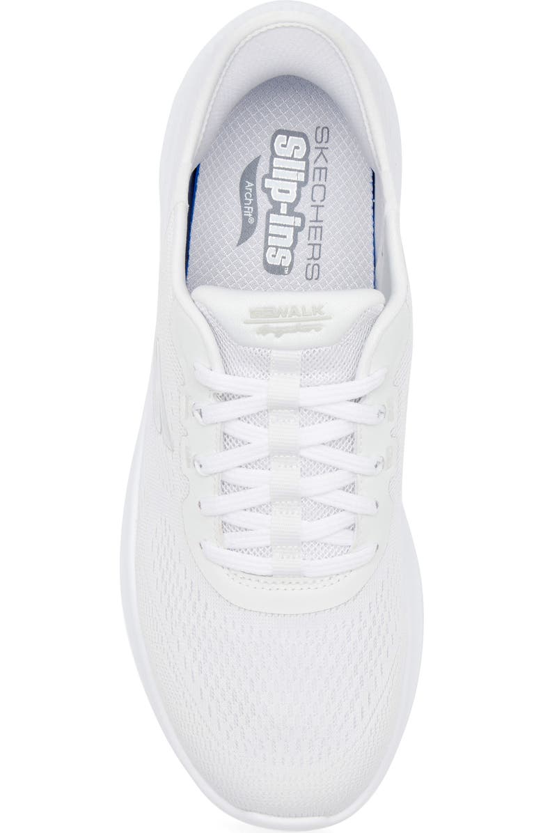 SKECHERS Go Walk Slip-On Sneaker, Alternate, color, White