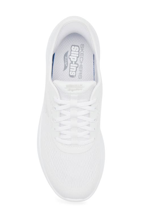 Skechers Go Walk Slip-on Sneaker In White