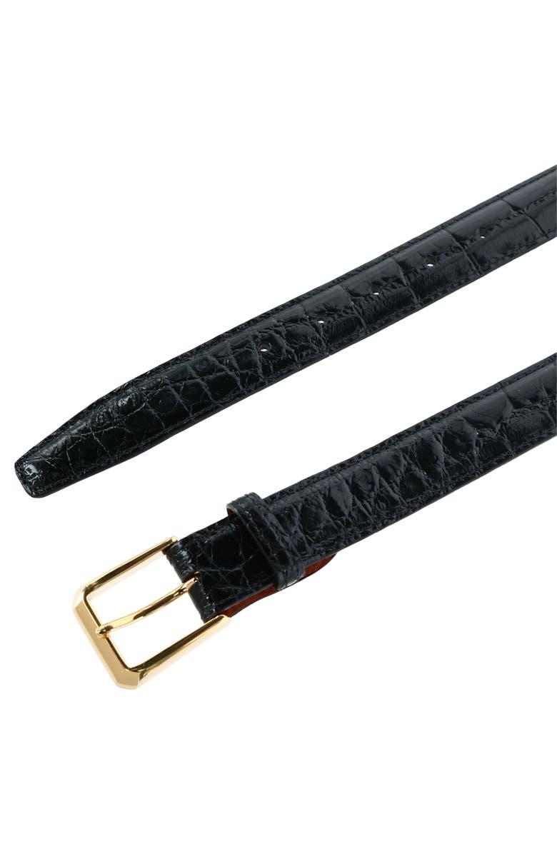 Trafalgar Classic 30MM Genuine Glazed Alligator Belt, Alternate, color,