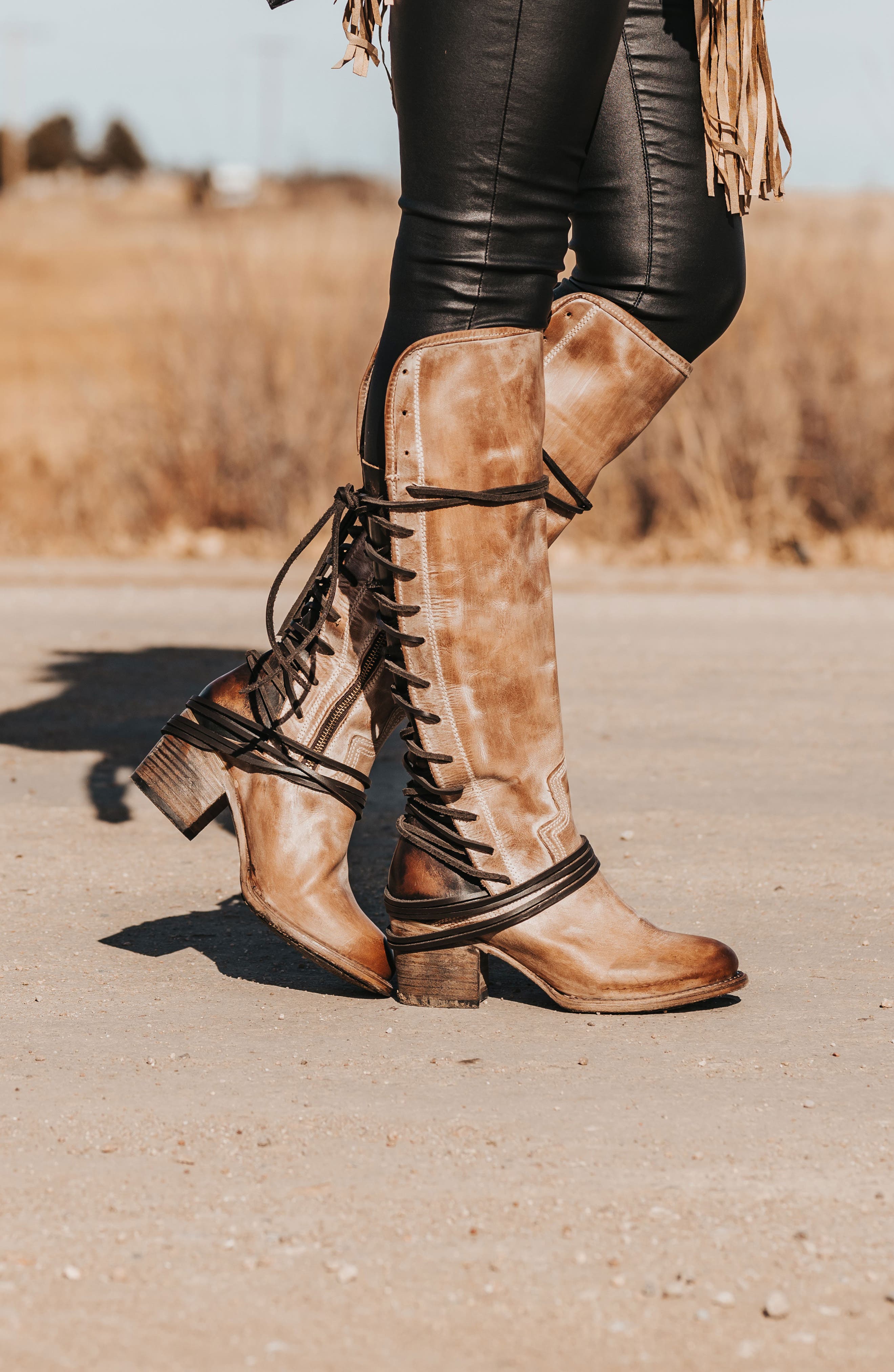 Coal Tall Boot, Alternate, color, TAUPE