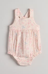 Nordstrom Printed Cotton Bubble Romper