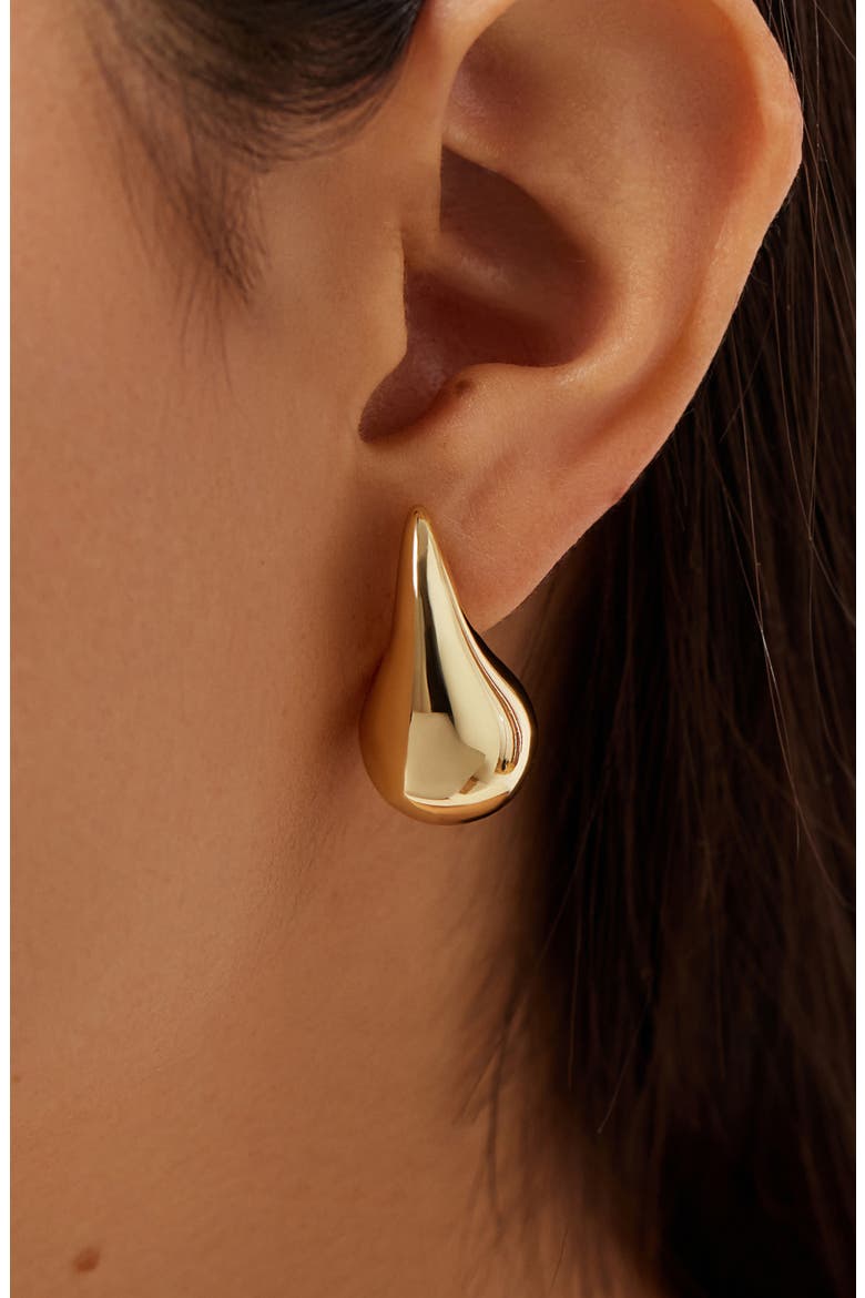Gold Statement Earrings - Kiara, Alternate, color, Gold