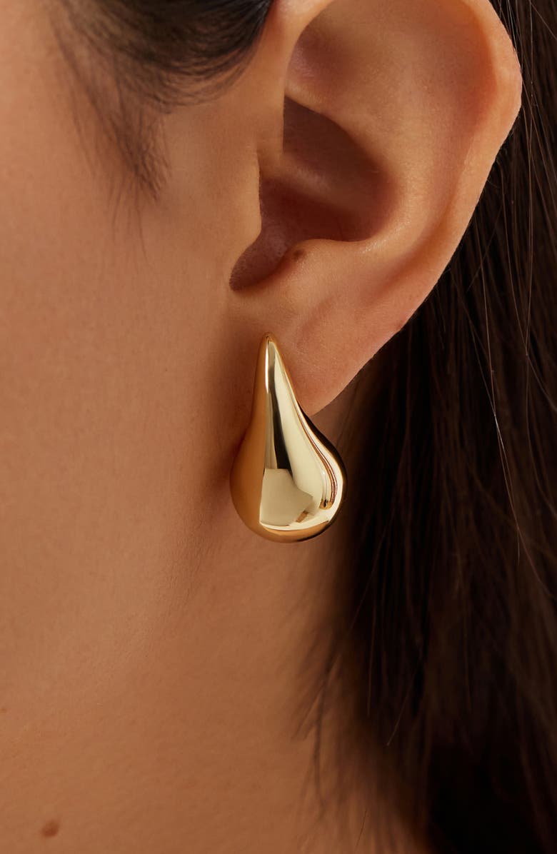 Ana Luisa Gold Statement Earrings - Kiara, Alternate, color, Gold