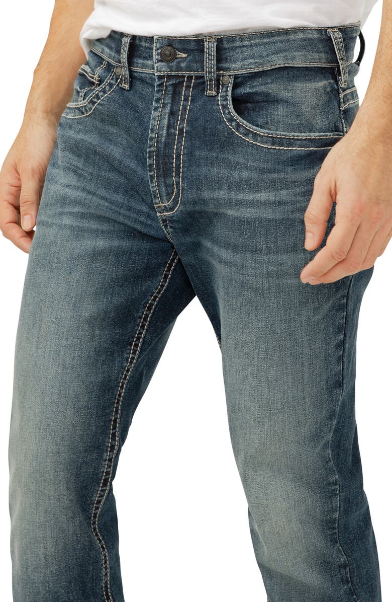 Silver Jeans Co. Craig Relaxed Fit Bootcut Jeans, Alternate, color, Bennett