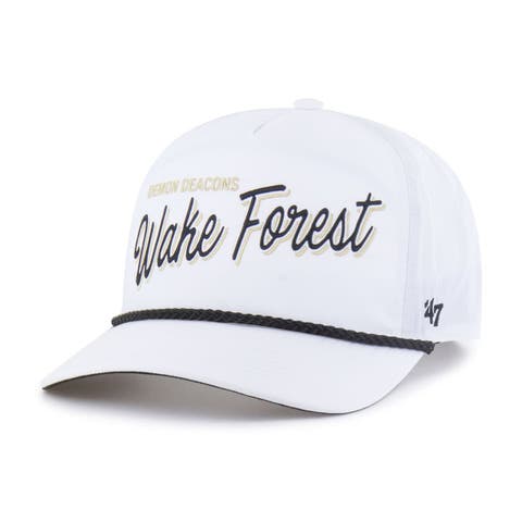 Men's '47  White Wake Forest Demon Deacons Fairway Hitch Adjustable Hat