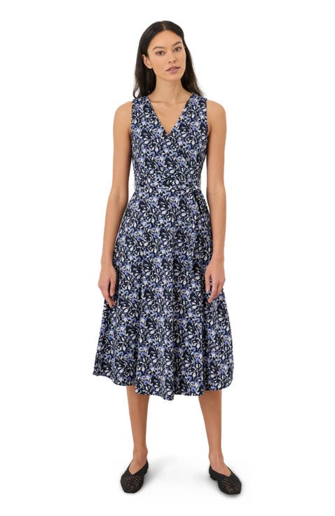 Fit & Flare Easy V-Neck Dress Made With Organic Cotton