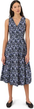 Pact Fit & Flare Easy V-Neck Dress Made With Organic Cotton