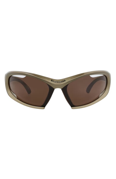 78mm Geometric Sunglasses
