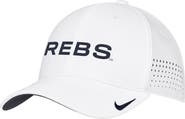 Nike Men's Nike White Ole Miss Rebels 2026 On-Field AeroBill SwooshFlex Dri-FIT Hat