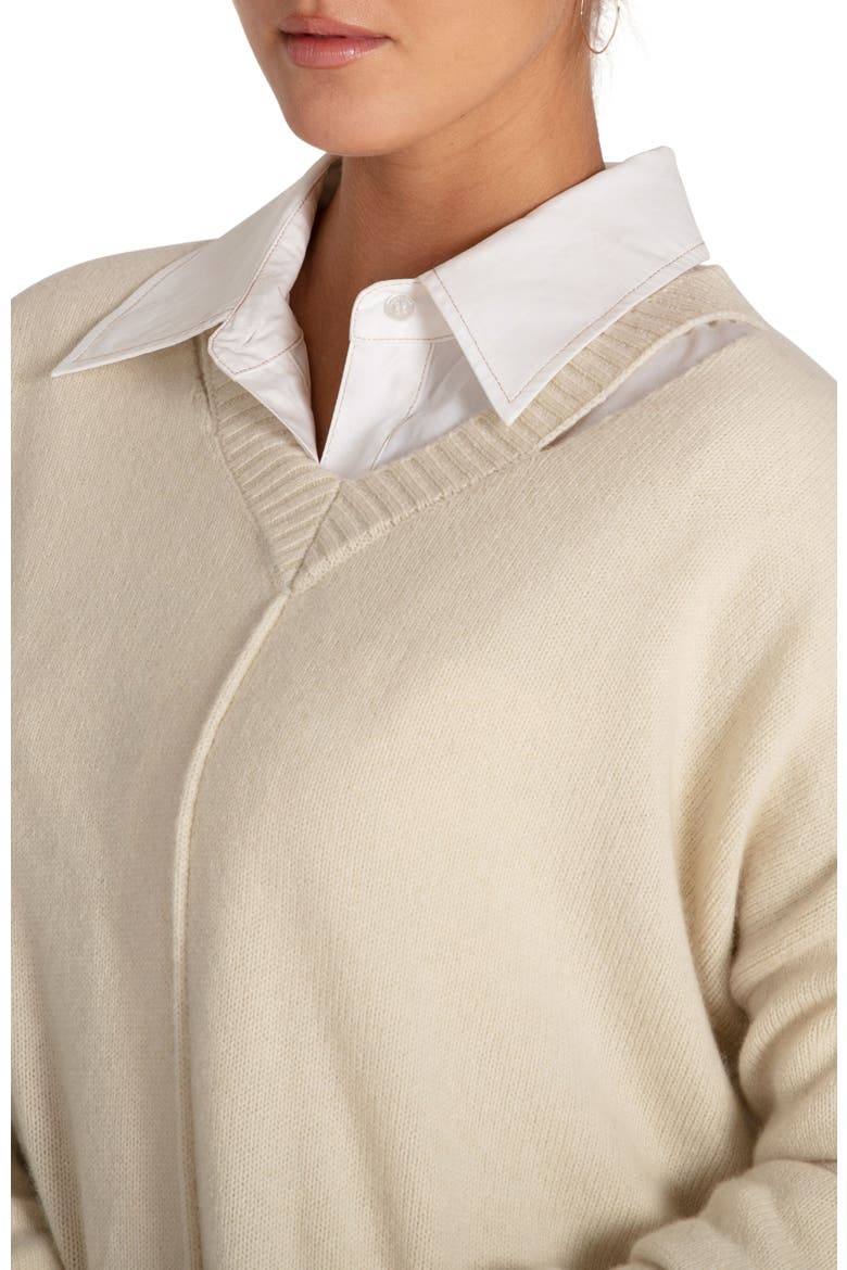 Wonder Of You Cashmere Blend Oversized Jumper, Alternate, color, Cream