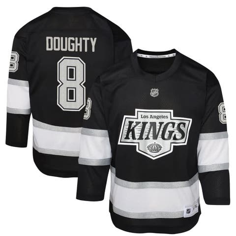 Youth Outerstuff Drew Doughty Black Los Angeles Kings Home Replica Player Jersey