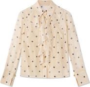LK Bennett Hester Print Georgette Shirt