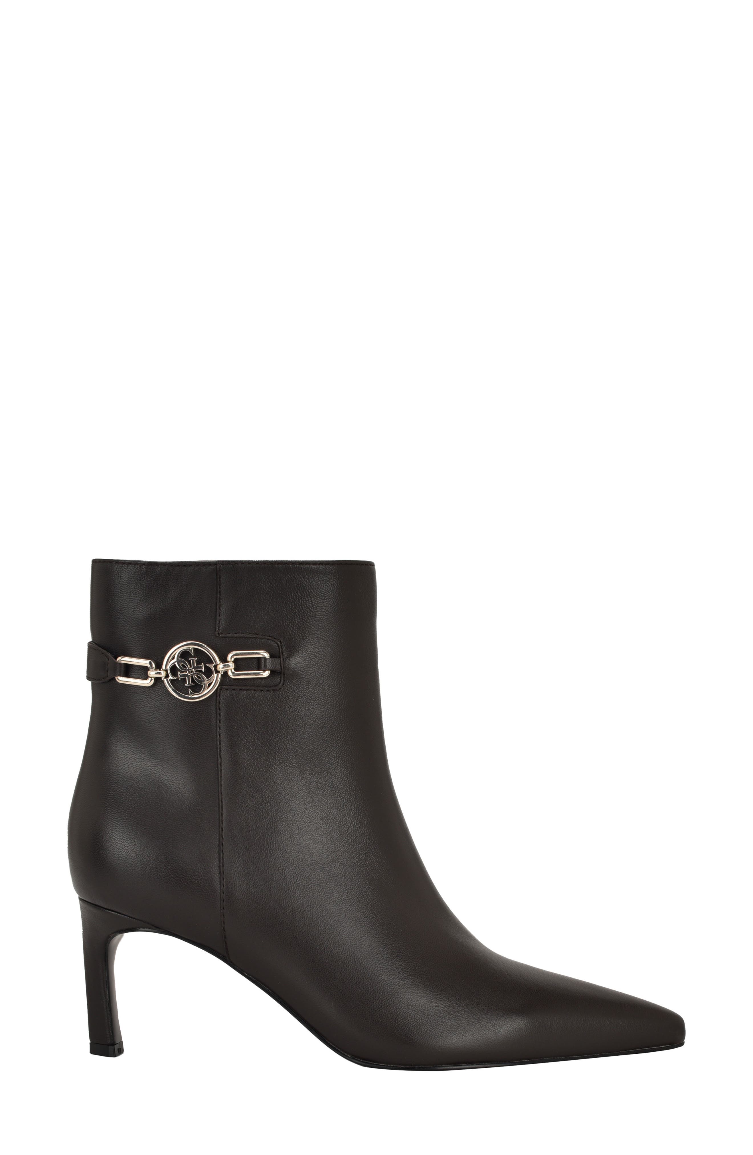 GUESS Paislie Ankle Boot, Alternate, color, Medium Brown