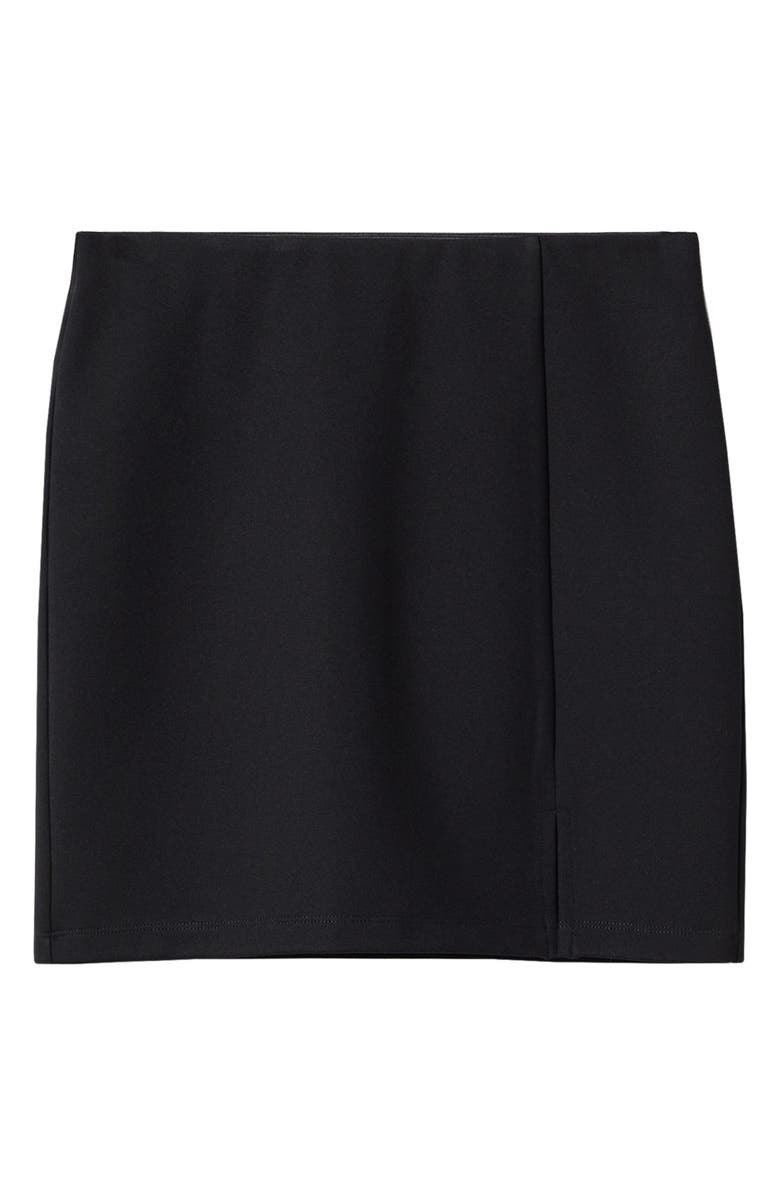 MANGO Slit Hem Miniskirt, Alternate, color, 