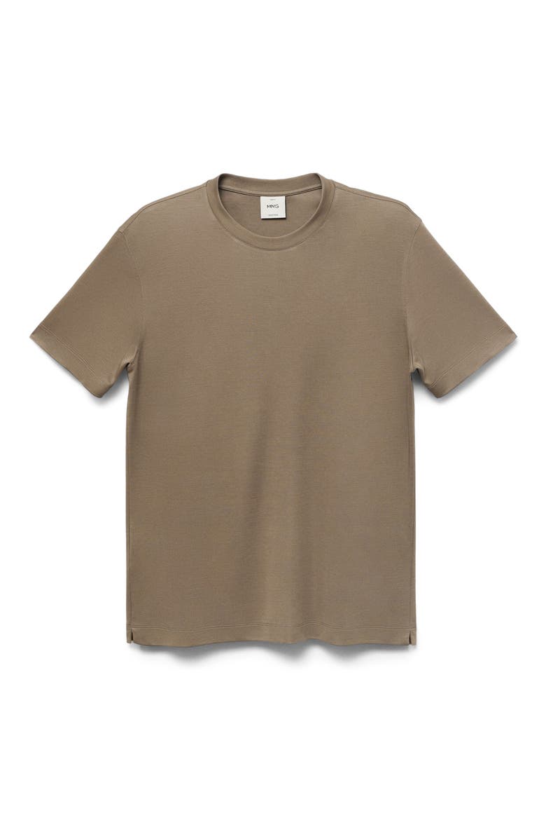 Lyocell Blend T-Shirt, Alternate, color, MINK GREY