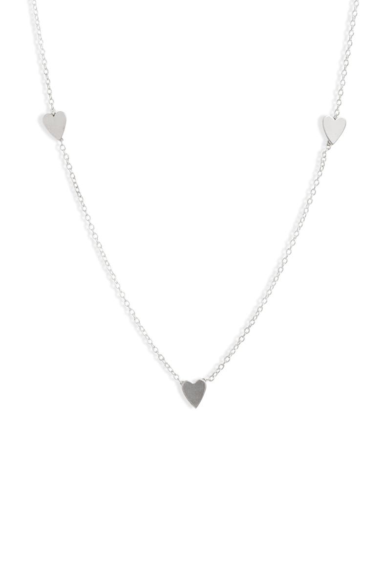 Set & Stones Amy Heart Necklace, Main, color, 