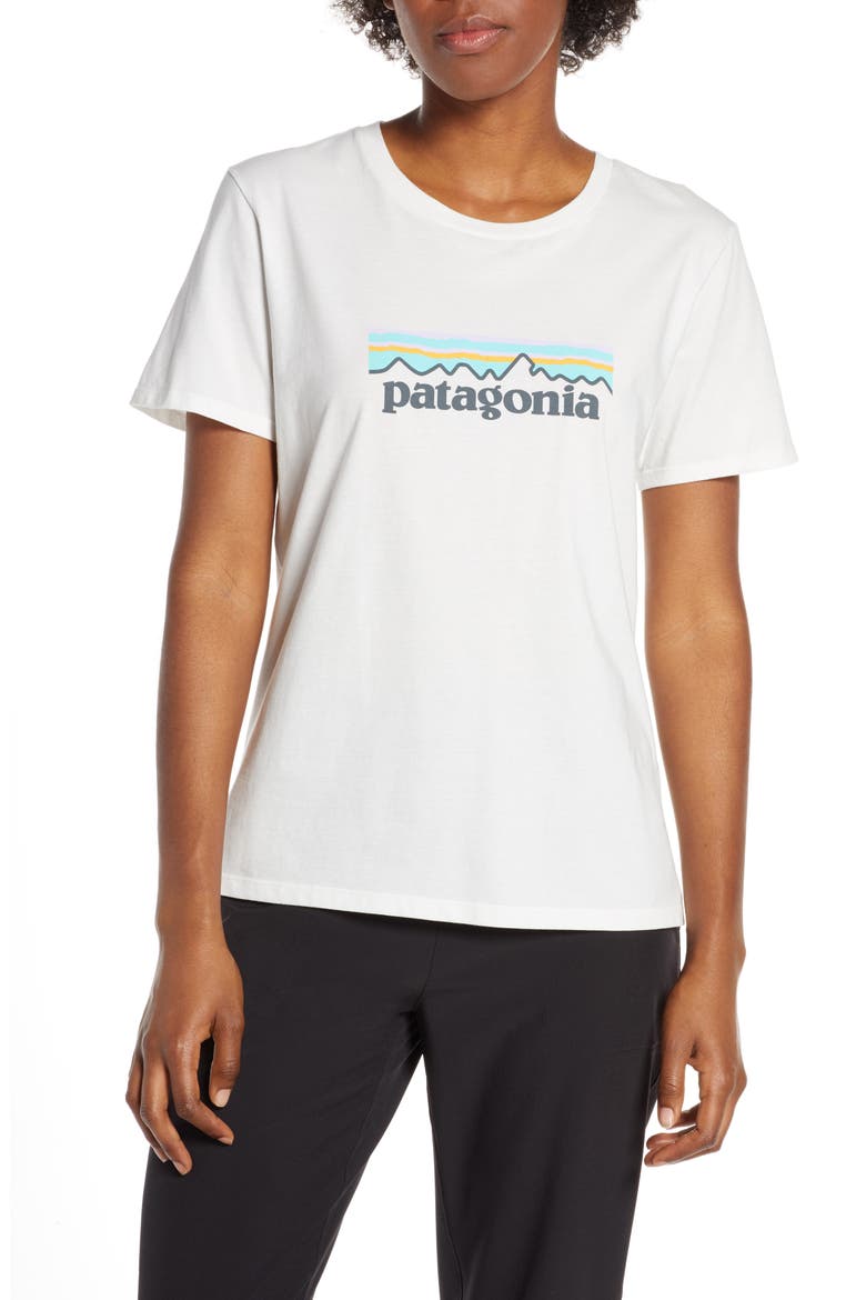 P-6 Logo Tee, Main, color, WHITE