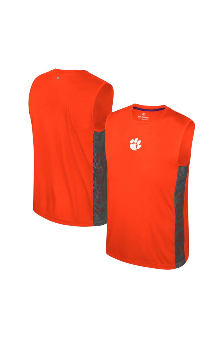 COLOSSEUM Youth Colosseum Orange Clemson Tigers Smak Talk Sleeveless T-Shirt, Alternate, color,