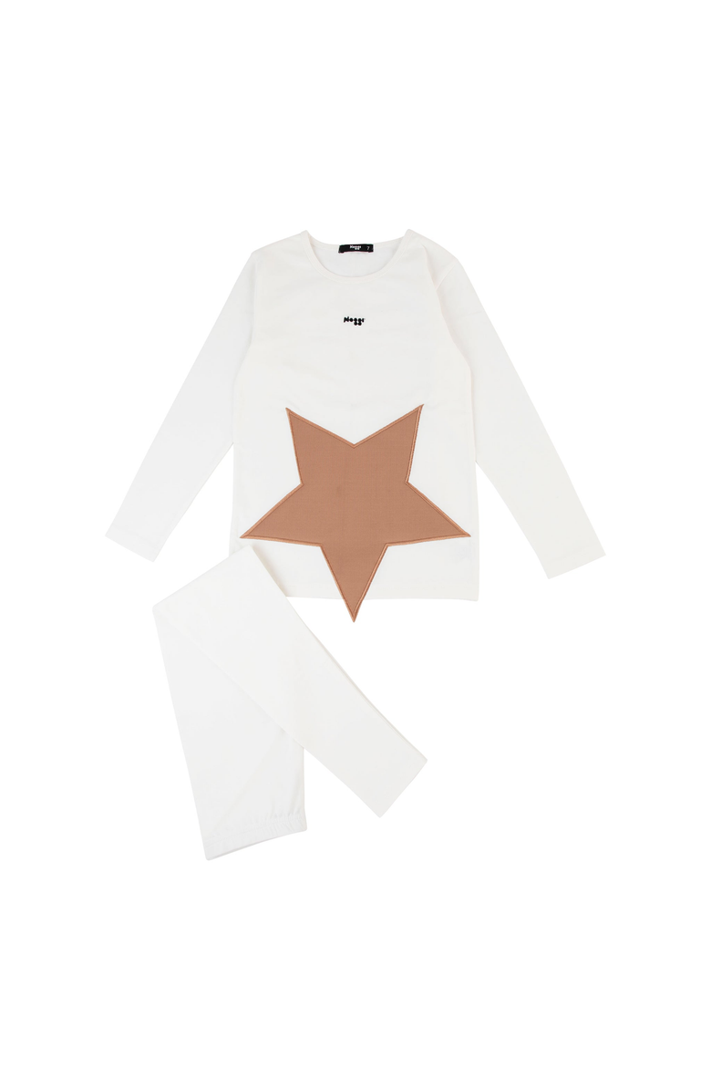 NoggiWear Puffy Star Loungewear, Main, color, Tan