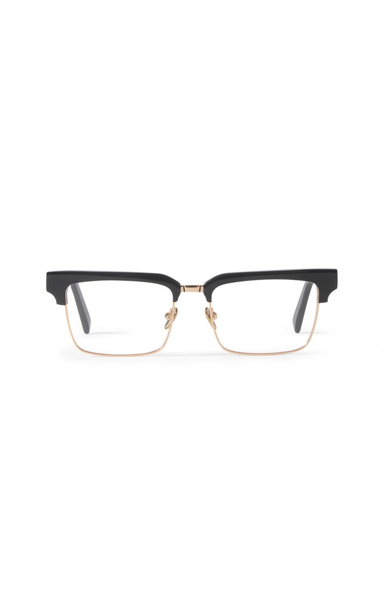 French Kiwis Eyewear Paris Blue Light Glasses, Main, color, Black / Gold
