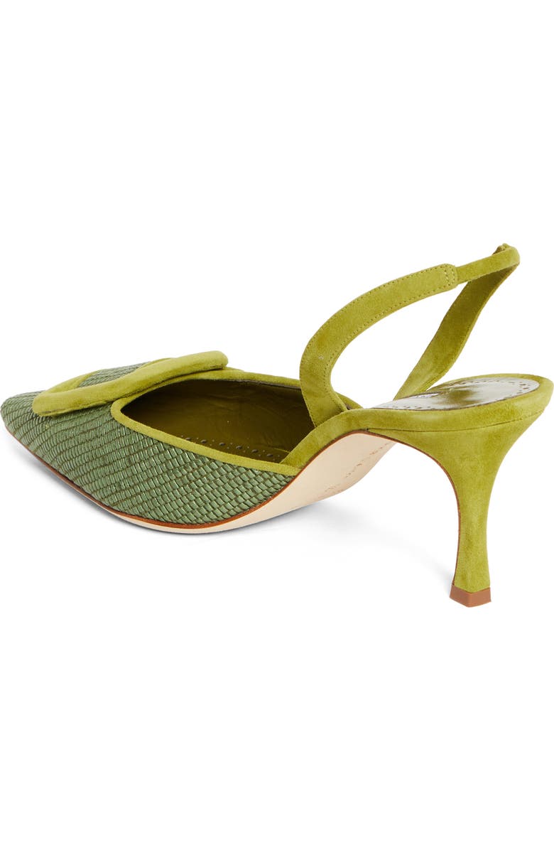 Manolo Blahnik Mayslibi Buckle Slingback Pump, Alternate, color,
