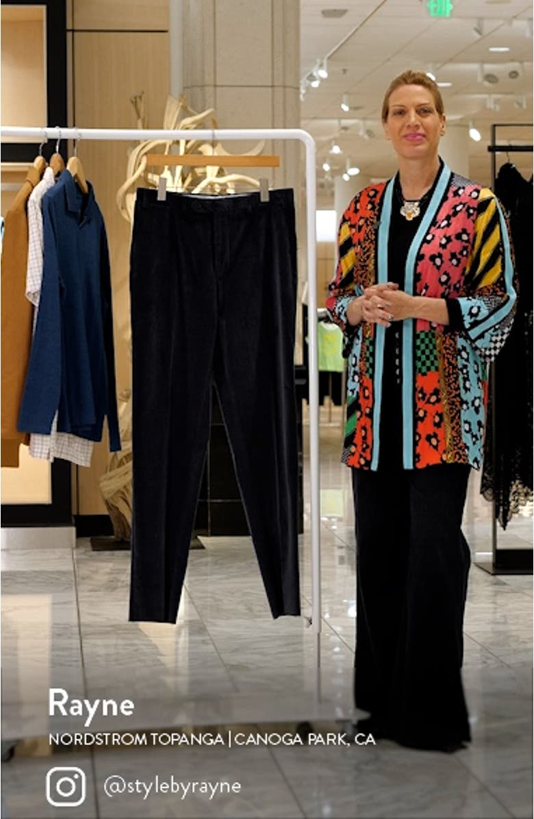 Stretch Cotton Corduroy Trousers