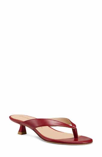 Stuart Weitzman Rio Kitten Heel Sandal