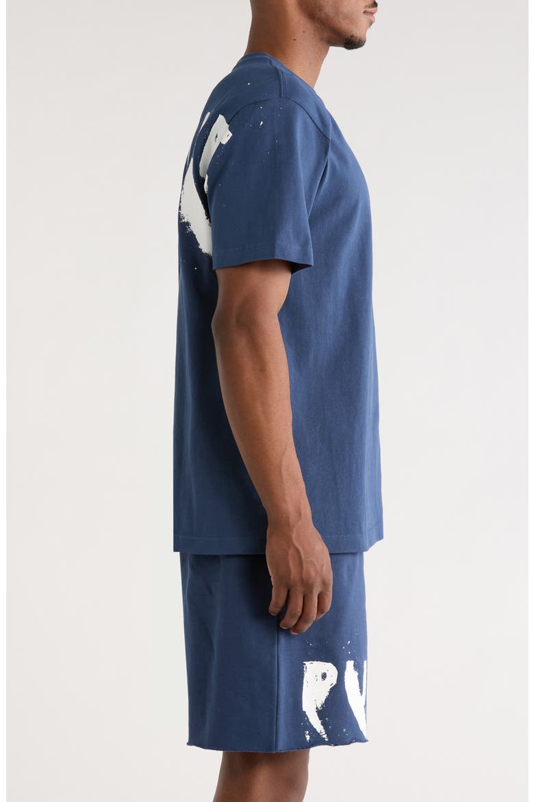 Logo Graphic T-Shirt, Alternate, color, BLUE