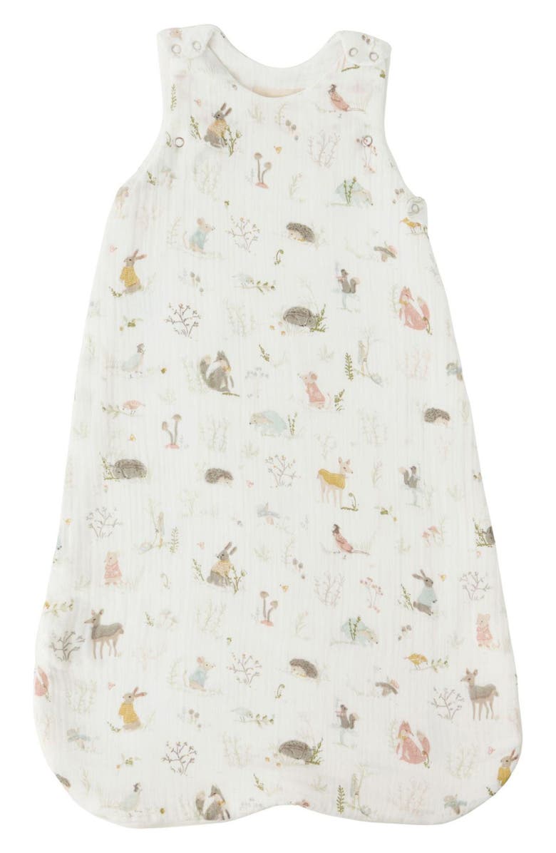 Pehr 1.0 TOG Organic Cotton Sleep Bag, Main, color, Forest Fable