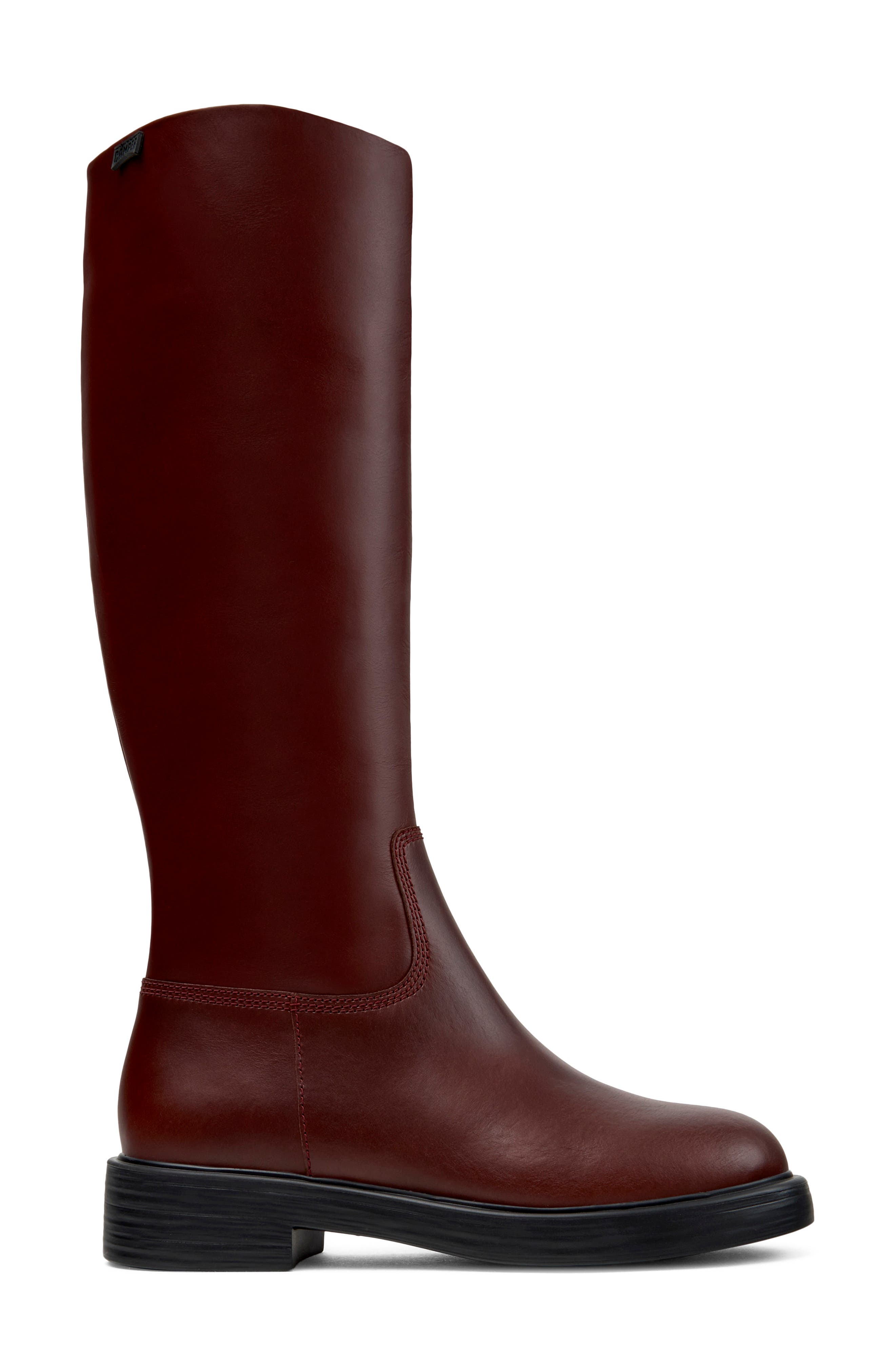 Dean Knee High Boot, Alternate, color, BURGUNDY