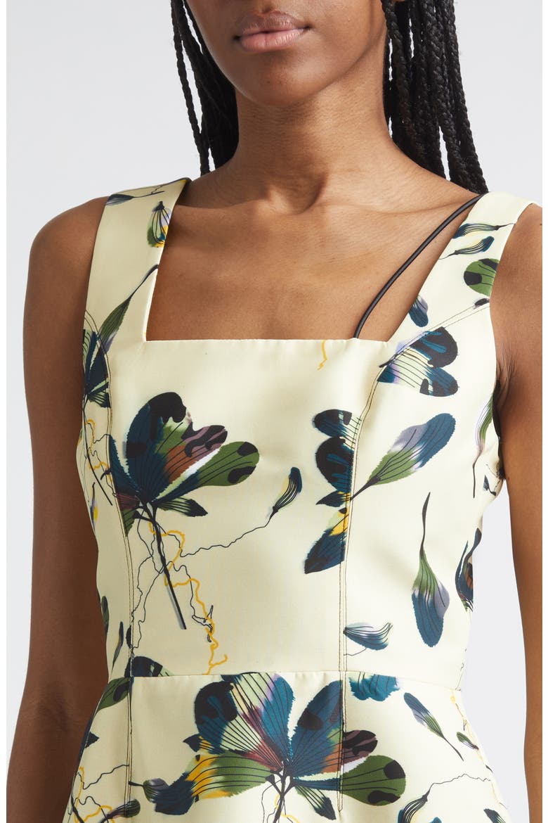 Casia Floral Dress, Alternate, color, BLS PRINT