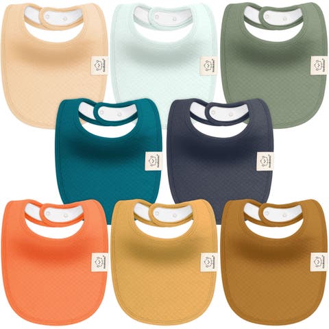 8-Pack Quin Drool Bibs