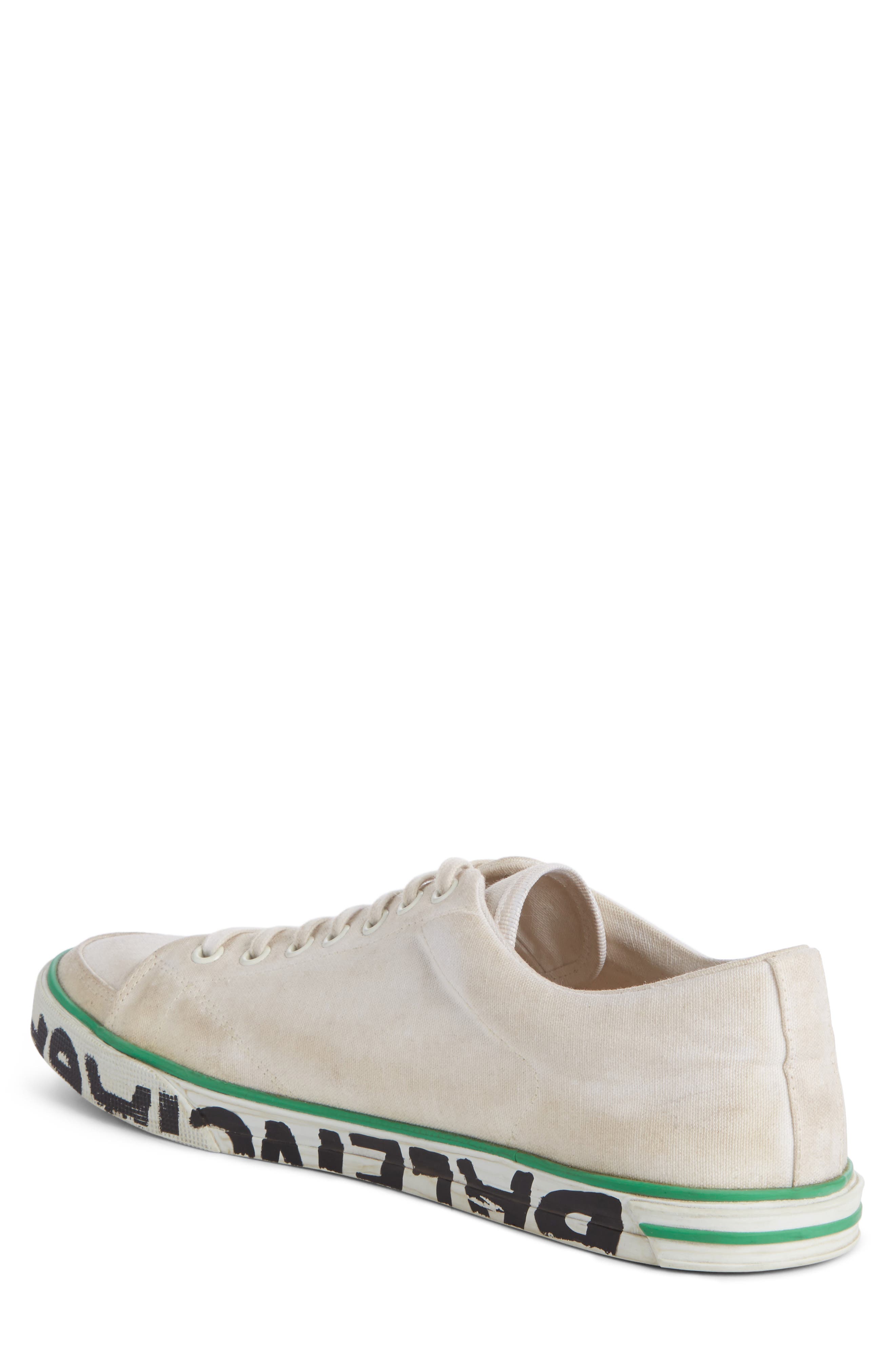 Logo Sole Sneaker, Alternate, color, BLANC/ BLANC WHITE